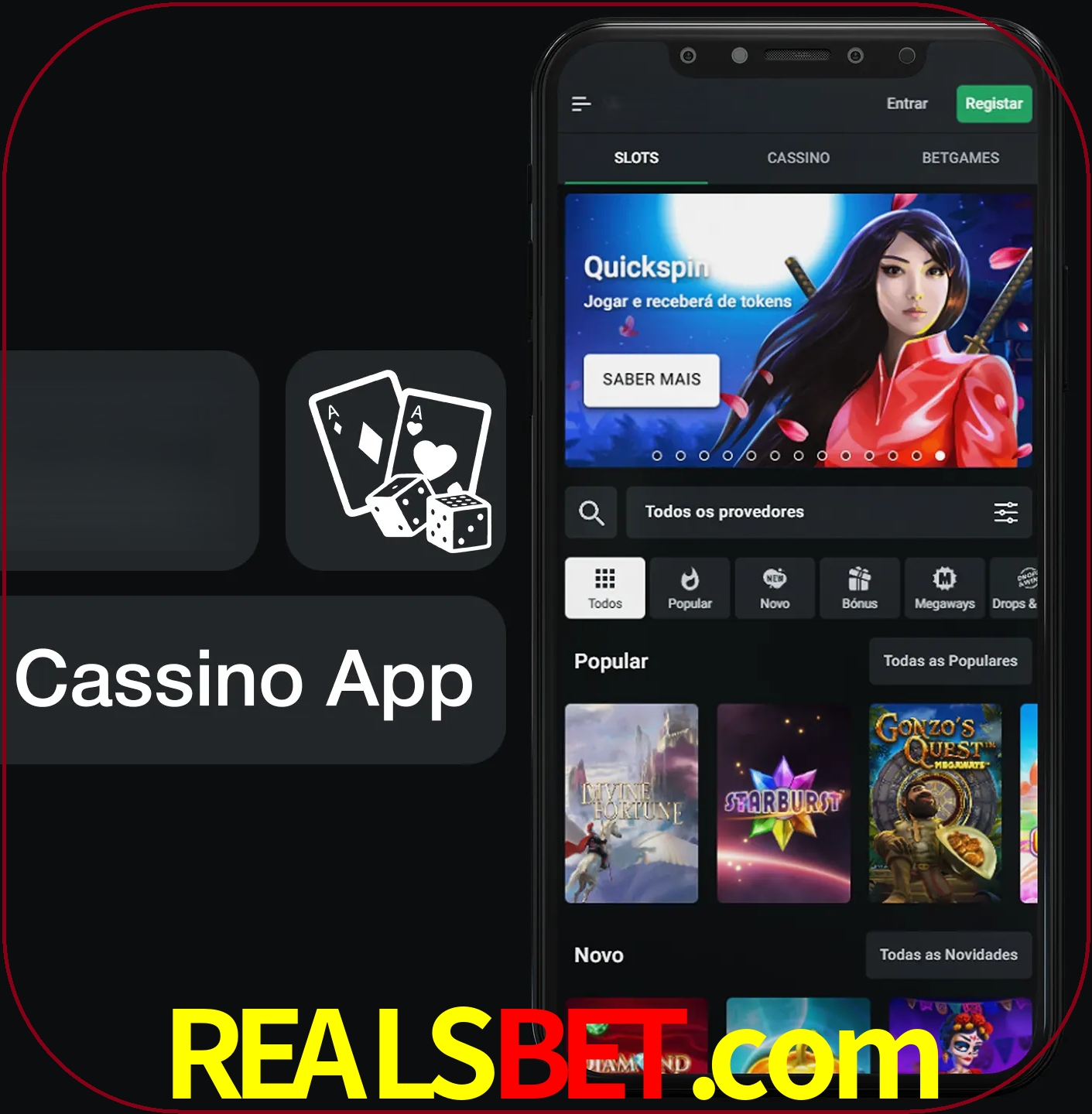 Jogue jogos de cassino e ganhe.