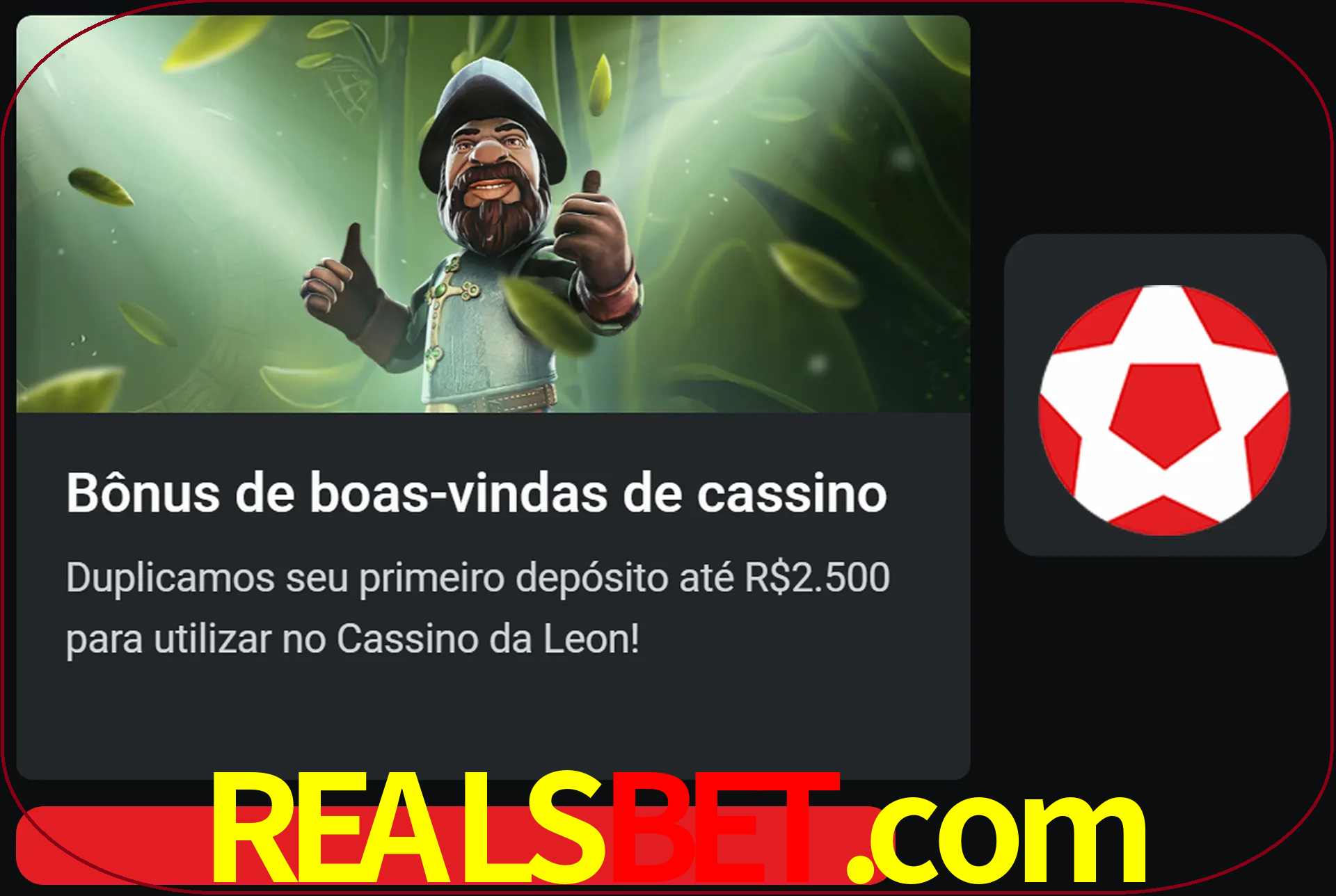 Receba seu dinheiro do bônus de boas-vindas após o primeiro depósito.
