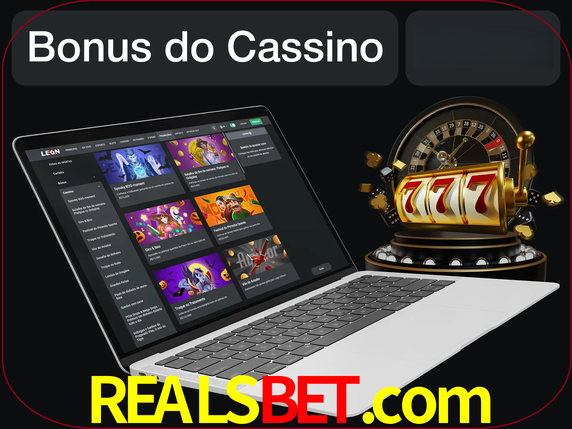 Use o bônus do cassino para começar melhor.