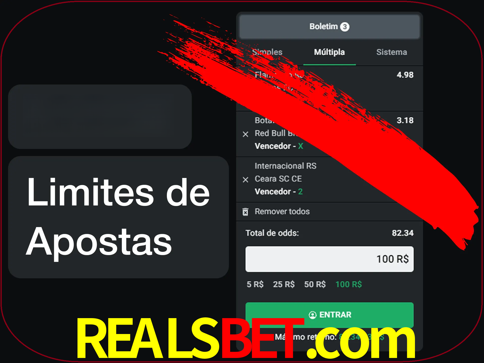 Não faça apostas loucas.